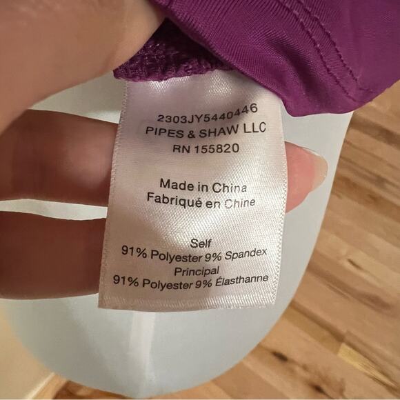 Veronica Beard Nikita purple ruched beaded halter top NEW 8 - Picture 9 of 10